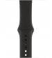 Apple Watch Series 4 44mm - Zwart/Aluminium Zwarte Sportband